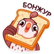 Стикер Птичка