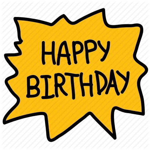 Стикер Birthday Collection - Great Stickers