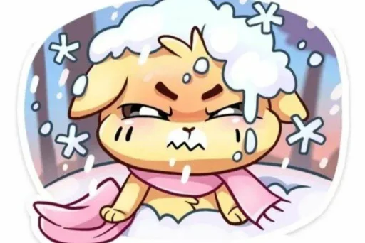 Стикер Бисквит и Ванилька