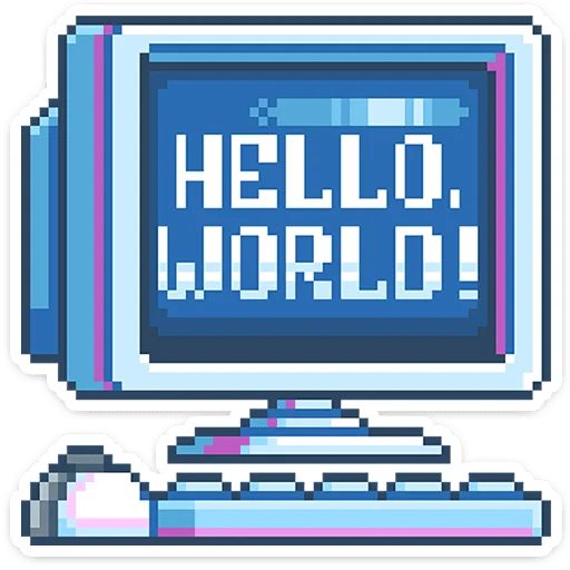 Стикер 8 bit