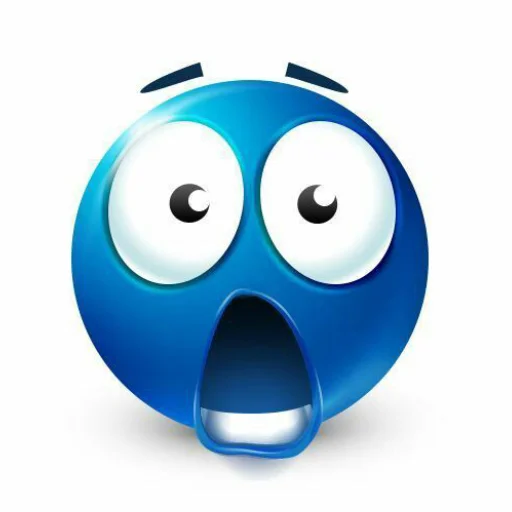 Стикер Blue faces