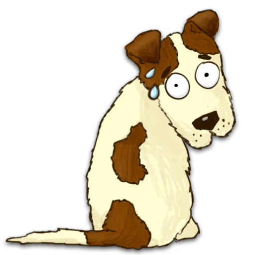 Стикер Борька пес