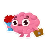 Стикер Мозг
