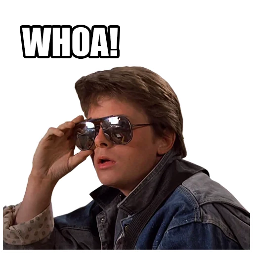 Стикер Back to the Future