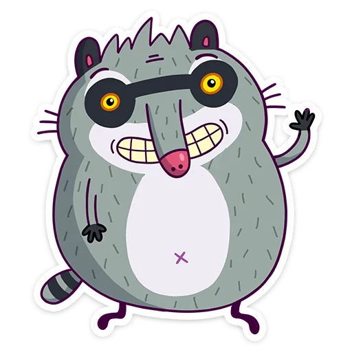 Стикер Полоскун Бублик