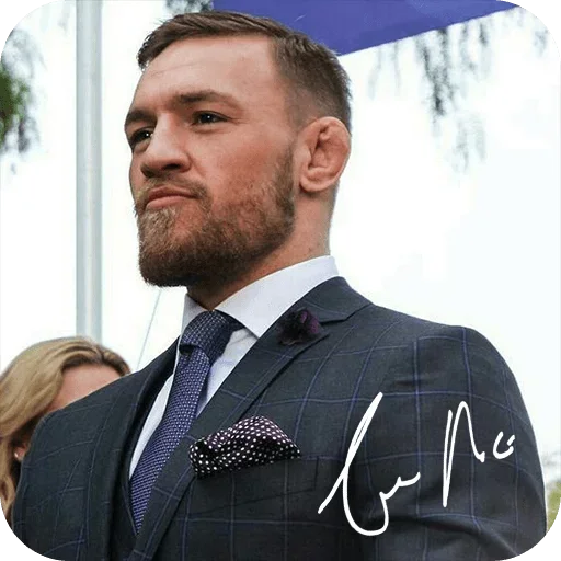 Стикер БУДЬ МУЖИКОМ (ufc, mcgregor)