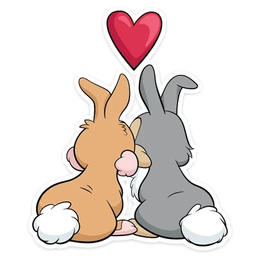 Стикер Зайки