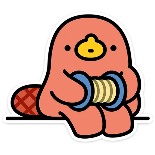 Стикер Утконос Карл