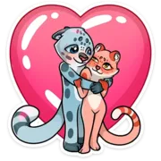 Стикер Кошачьи нежности