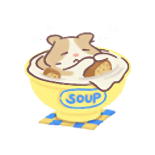 Стикер Cats & Soup