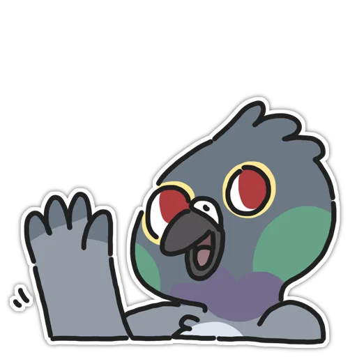 Стикер Pigeons