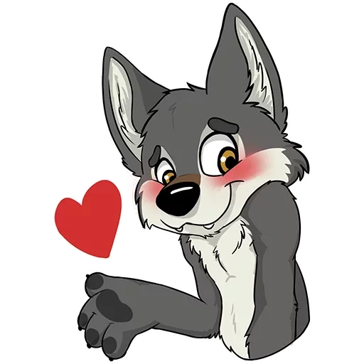 Стикер Чертёнок Любимка