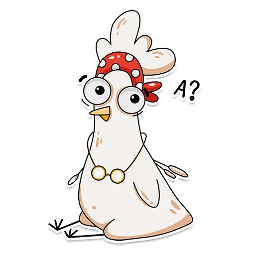 Стикер Chiken Valentina