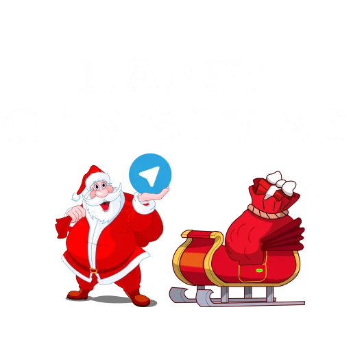 Стикер Christmas Telegram