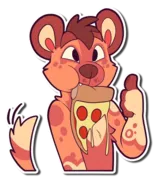 Стикер Cinnamon Wild Dog