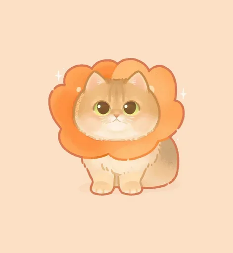 Стикер Мягкие коты