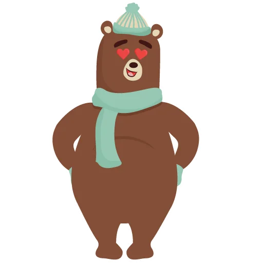 Стикер bear