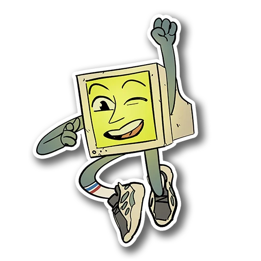 Стикер EGOR COMPIK MASKOT