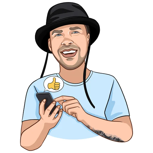 Стикер connect 24 space