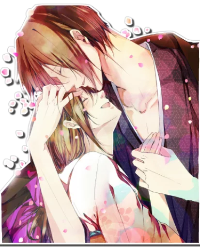 Стикер ANIME COUPLES [รקร]