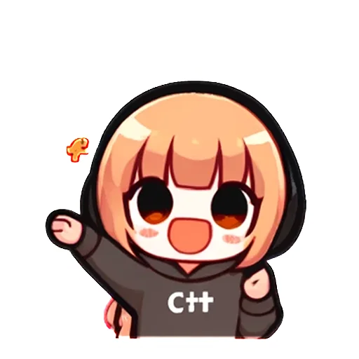 Стикер cpp chan