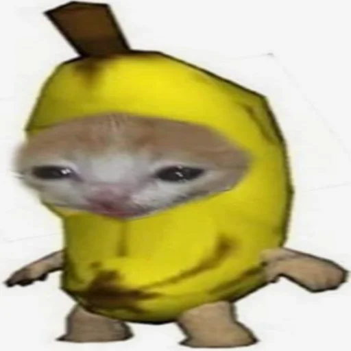 Стикер banana cat