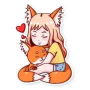 Стикер Cute Lisya