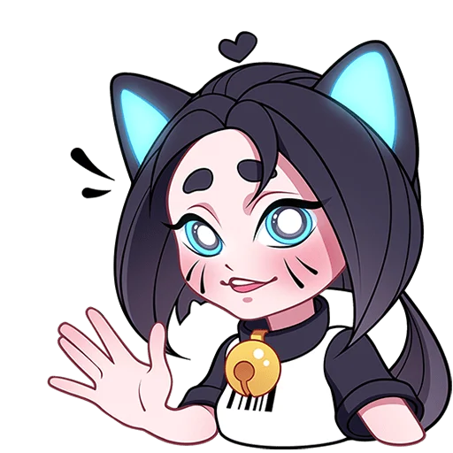 Стикер Кибер Милшу 01 Без Текста