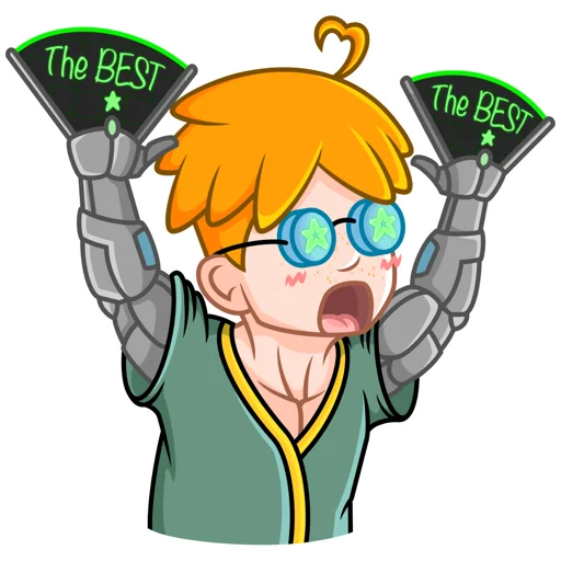 Стикер Кибер Петя