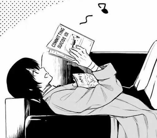 Стикер Osamu Dazai