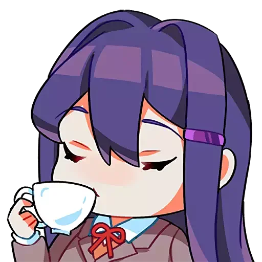 Стикер doki doki emotes