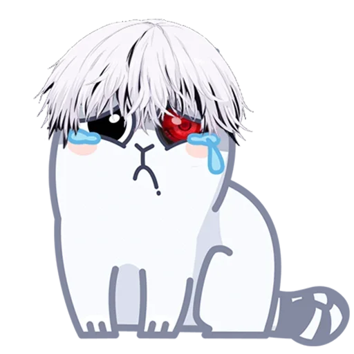 Стикер DEAD INSIDE PERSIK (GREY ED)