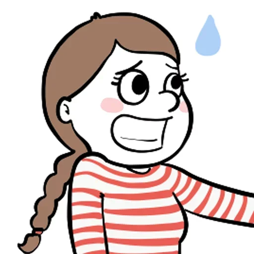 Стикер Переходный Возраст Девушки и Мишки