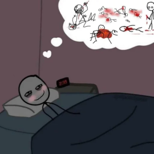 Стикер STICK FIGURE GORE