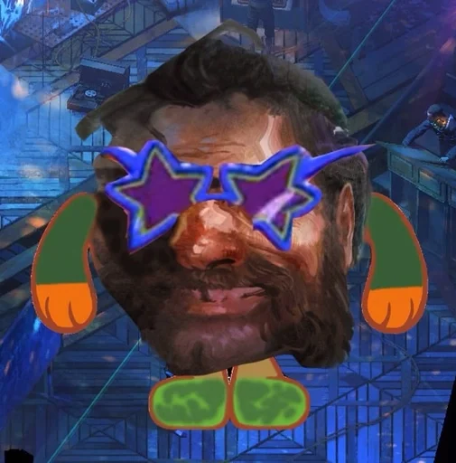 Стикер ЕБУЧИЙ ДИСКО ЭЛИЗИУМ