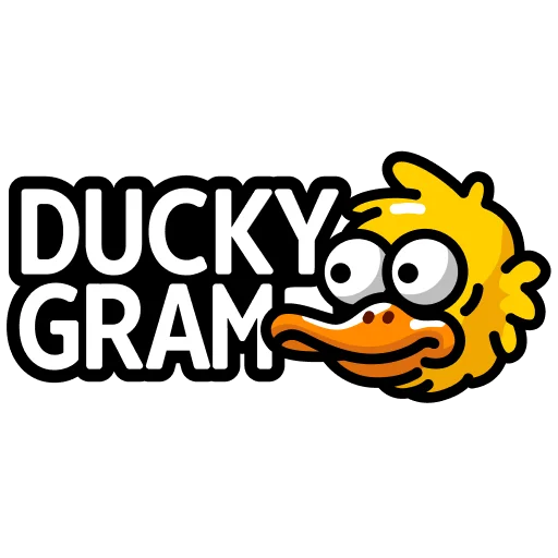 Стикер duckygram