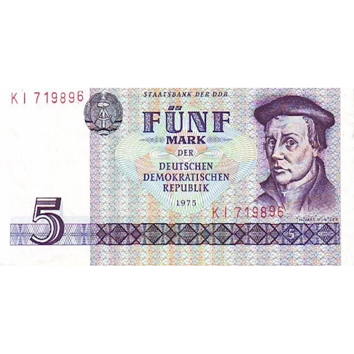 Стикер Марка ГДР