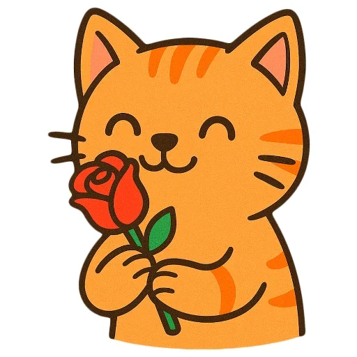 Стикер Котики