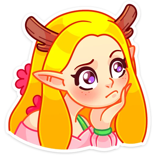 Стикер Элла