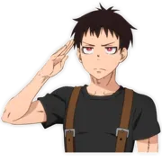 Стикер Enen no shouboutai / Пламенная бригада пожарных