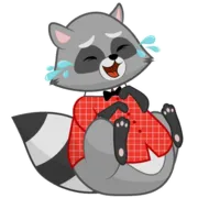 Стикер Енот Матвей