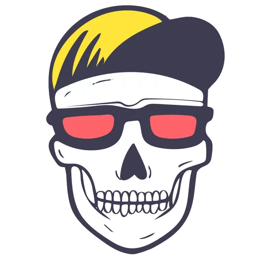 Стикер Skulls