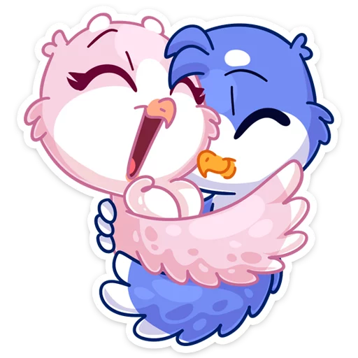 Стикер Фин и Фенечка