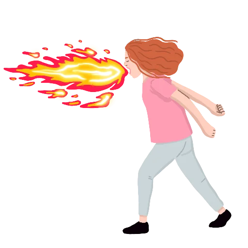 Стикер fire stickers