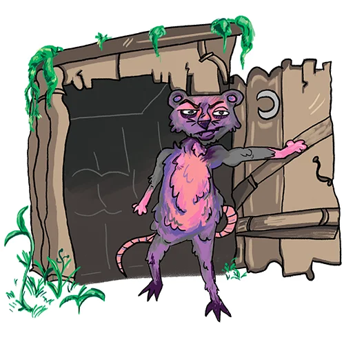 Стикер mimiopossum