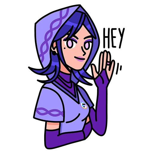 Стикер FluxGirl