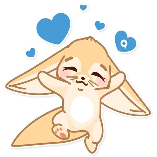 Стикер Лисёнок Аск