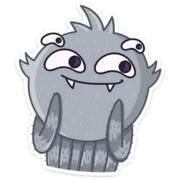 Стикер Паучок Фаззи