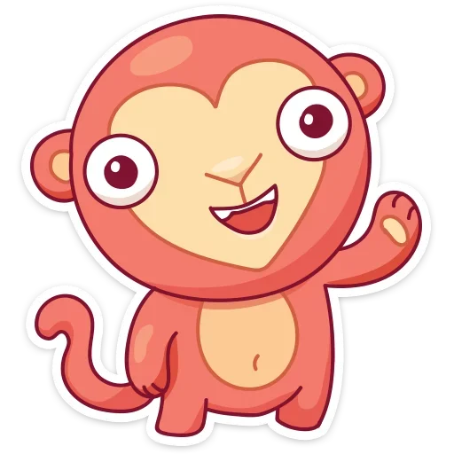 Стикер Monkey Gibby