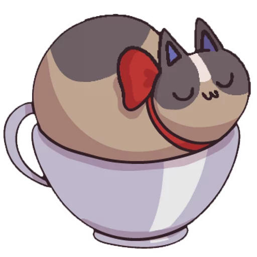 Стикер Girls and Cats